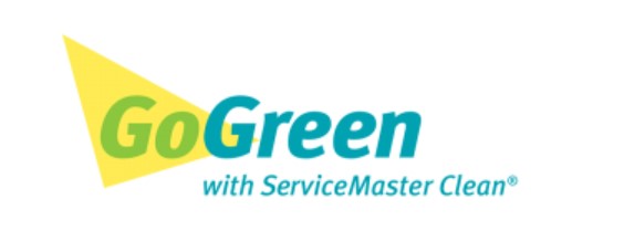 Logo: Go Green with ServiceMaster Clean